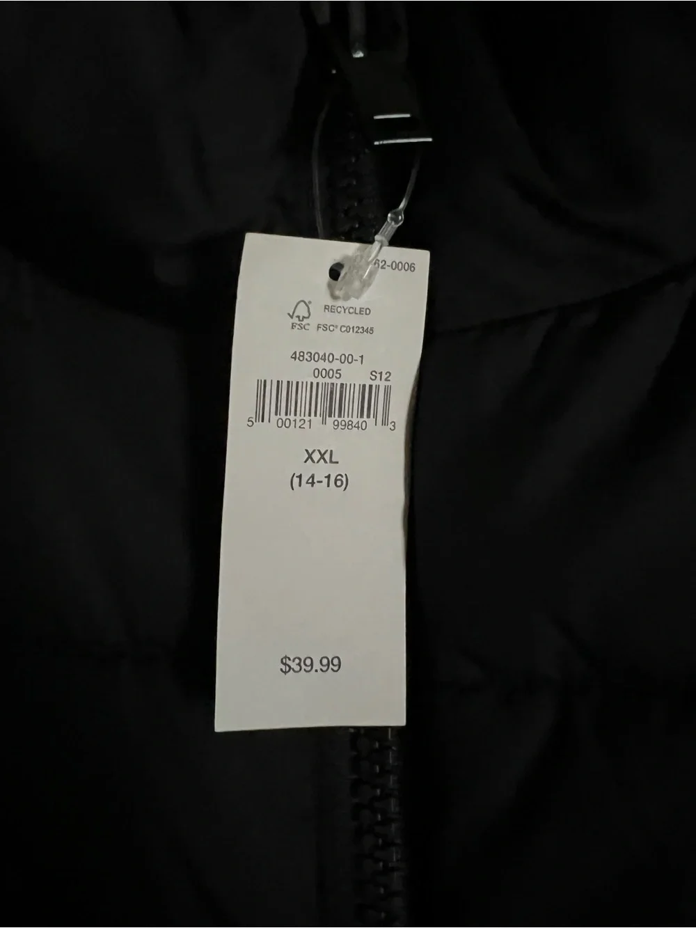 GAP Black Puffer Vest for Kids